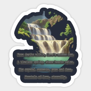 FOUNTAIN OF LOVE Sticker